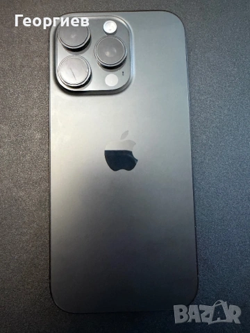 iPhone 16 pro 128GB Black Titanium 93% 286 цикала , снимка 2 - Apple iPhone - 53838781
