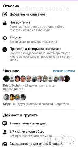 Продавам фейсбук група 