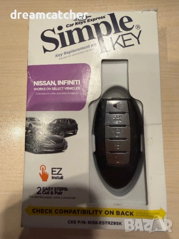 Дистaнционно програматор и авариен ключ за Nissan / Infiniti KEYLESS GO SMART КЛЮЧ NISSAN С 5 БУТOНА, снимка 4 - Части - 54140565