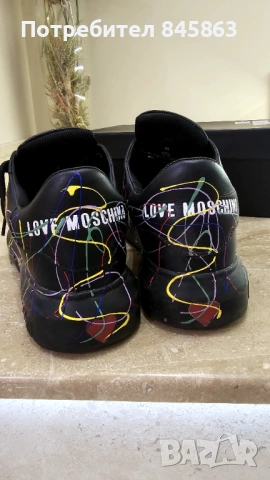 Moschino love Graffiti nero, снимка 2 - Маратонки - 53228945