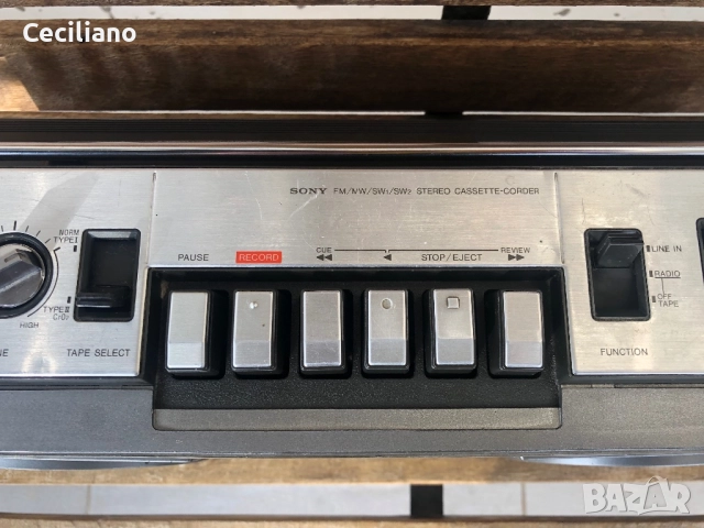 Sony CFS-S65S(1979) Хубав и Работещ Японски радиокасетофон!, снимка 10 - Радиокасетофони, транзистори - 52258830