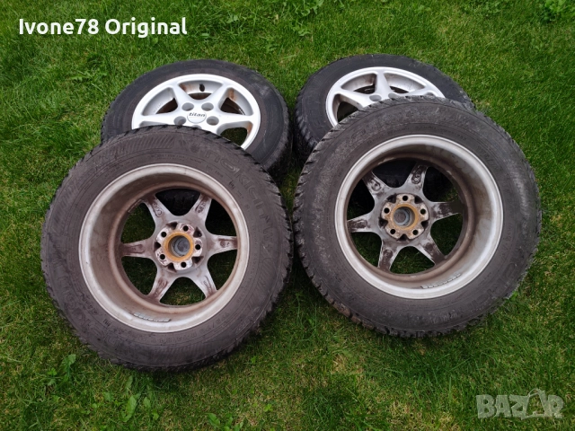 ПРОМОЦИЯ АЛУМИНИЕВИ ДЖАНТИ С ГУМИ за VW SKODA SEAT 5x100 14 цола.Отлично състояние., снимка 7 - Гуми и джанти - 52105153