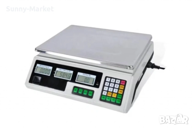 Професионален електронен кантар до 40 кг с двоен дисплей, снимка 2 - Електронни везни - 53518363