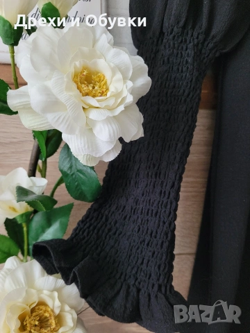 Черна елегантна официална рокля , снимка 4 - Рокли - 54095837