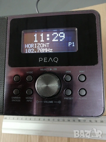 FM/DAB радиоприемник PEAQ PDR160BT-B, снимка 5 - Радиокасетофони, транзистори - 53856779