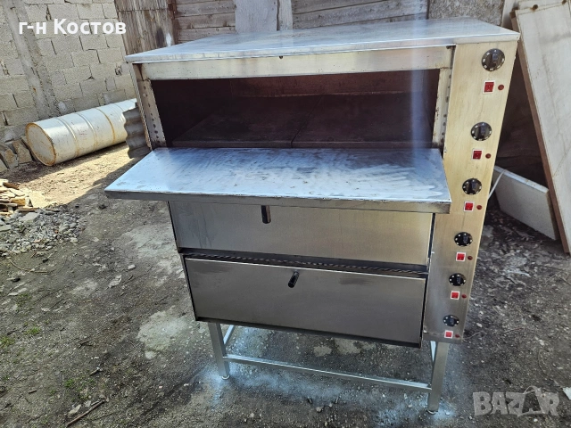 Фурна Печка за Закуски Пици Хляб Трифазна за 6 тави 60/40см., снимка 5 - Обзавеждане на кухня - 53709870