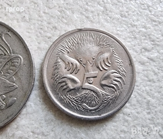 Австралия. Лот .5, 10 ,20, 50 цента. 4  бройки. С ликът на Елизабет II , като млада., снимка 5 - Нумизматика и бонистика - 44462339