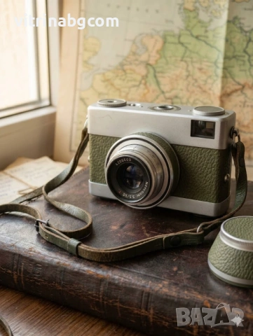 Автентичен Carl Zeiss Jena – Фотоапарат WERRA (Olive Green) 