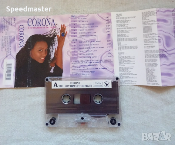 Corona - The Rhythm of the Night, снимка 2 - Аудио касети - 54127688