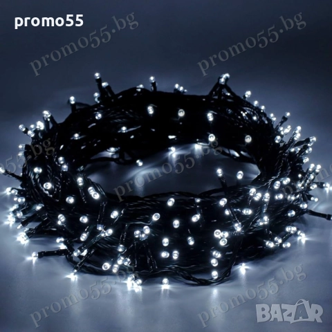 Коледна Светлинна Верига 50м с 250 Диода в Три Цвята Коледна Декорация, снимка 4 - Декорация за дома - 52324240