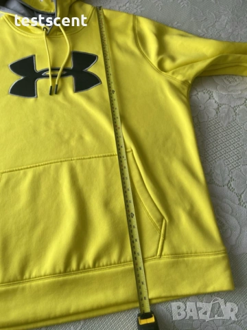 Мъжки суичър Under Armour Storm1 Hoodie XL (Лимитиран / Discontinued модел) ярко жълт Xlarge, снимка 7 - Суичъри - 54011628