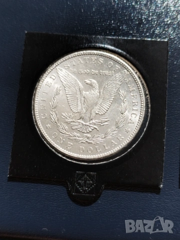 Морган долари UNC(1885 и1887), снимка 8 - Нумизматика и бонистика - 53734326