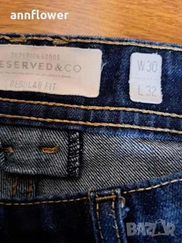 Дънки Reserved&Co W30 L 32, снимка 12 - Дънки - 53302924
