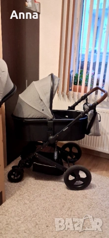 LORELLI Premium Комбинирана количка 2в1 BOSTON DOLPHIN GREY, снимка 2 - Детски колички - 54074696