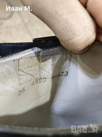 оригинални дамски кожени ботуши BOSS 36 номер , снимка 9 - Дамски ботуши - 52571943