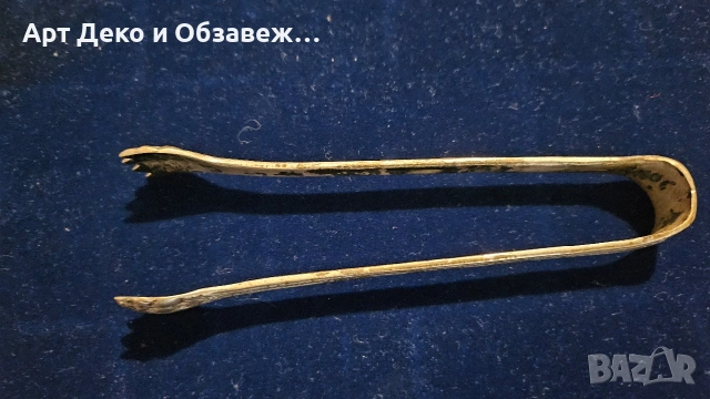 Старинна щипка за лед, снимка 2 - Прибори за хранене, готвене и сервиране - 53613805
