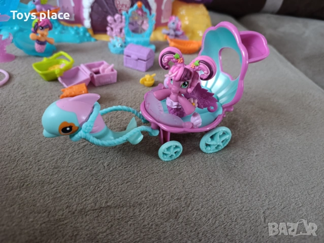 Голям оригинален Замъкът на русалките My Little Pony, снимка 9 - Фигурки - 53458559