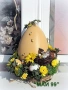 Великденска композиция с яйце ХХХЛ, снимка 3