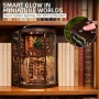 Нов Декоративен book nook комплект за сглобяване магическа библиотека, снимка 2