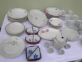 Стари порцеланови и стъклени чинии, купи, сервизи подстакани и др., снимка 4