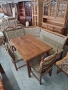К-т Масивен Кухненски Ъгъл с Разтегателна Маса и 2бр.Стола-внос от Германия!, снимка 2