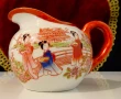 Каничка за мляко японски порцелан,злато. , снимка 1