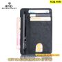 Картодържател за пари и документи с RFID защита изработен от кожа - КОД 4045, снимка 1
