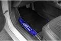 Комплект универсални автомобилни стелки Sparco със Сини кантове., снимка 2