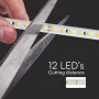 LED лента 2835 220V IP65 120LED Топло Бяла Светлина 10m/ролка, снимка 5