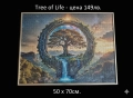 Картина "Дървото на живота" (Tree of Life) – 50х70 см, с рамка, снимка 1