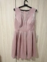 Дамска блестяща рокля в розов цвят Fervente р-р L, снимка 1