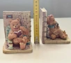 Чифт винтидж държачи за книги Teddy Tales, снимка 8