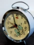Стар анимиран будилник, настолен часовник, снимка 4