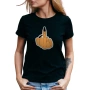 Дамска тениска Middle Finger, снимка 1