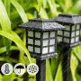 Комплект от 6 броя соларни LED лампи за двор и градина / Височина на соларната LED лампа: 27 см.; Ра, снимка 2