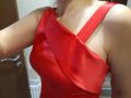 Червена дамска рокля, снимка 6
