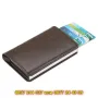 Елегантен тъмно кафяв кожен портфейл с RFID защита - КОД 4416, снимка 3