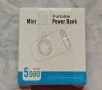 Мини power bank 5000mAh 3-в-1 за Android и iPhone с USB-C, снимка 1