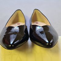 Елегантни лачени обувки с нисък ток Högl №38, снимка 5 - Дамски ежедневни обувки - 45491635