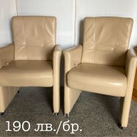 Две кожени кресла, снимка 1 - Дивани и мека мебел - 42096072