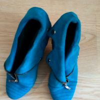 Естествен велур - Дамски обувки с ток! , снимка 4 - Дамски обувки на ток - 45221163