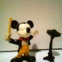 Сет от 4 играчки фигурки от шоколадови яйца Мики Маус, Гуфи  Kinder Surprise Mickey Mouse 1987, снимка 4 - Колекции - 45150086