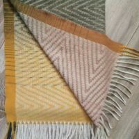 Голям кашмирен шал с ресни, снимка 4 - Шалове - 45207219