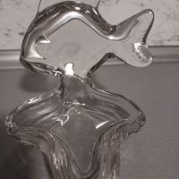 Стъклена рибка, подходяща за подарък на риболовци или зодия риба, снимка 3 - Статуетки - 45225173