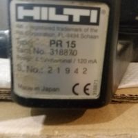 Ротационен лазер на ХИЛТИ PR 15,  лазер Хилти, Хилти, снимка 5 - Други инструменти - 46141736