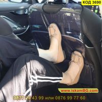 Протектор за гърба на предна автомобилна седалка - КОД 3690, снимка 4 - Аксесоари и консумативи - 45340486