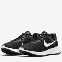 Унисекс маратонки NIKE Revolution 6 Next Nature Shoes Black/White W, снимка 3 - Маратонки - 45892371