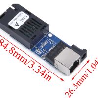 Gigabit Fiber OpticalMedia Converter 10/100/1000Mbps - комплект 2 броя, снимка 2 - Мрежови адаптери - 45477606