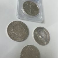 Сребърни монети 4 броя, снимка 4 - Нумизматика и бонистика - 45766217