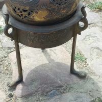 Ислямски (Отомански) съд за Благовонни масла 19 век, снимка 4 - Антикварни и старинни предмети - 45752339